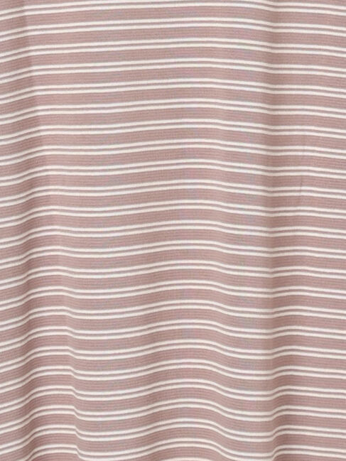 Samansa Mos2「リップル柄アソート袖シャーリングカットソー」|Tシャツ・カットソー|