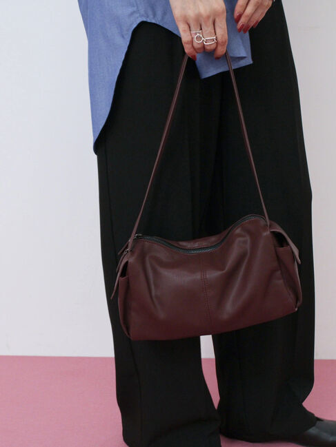 Samansa Mos2 blue「ダブルストラップミニバッグ」|その他|