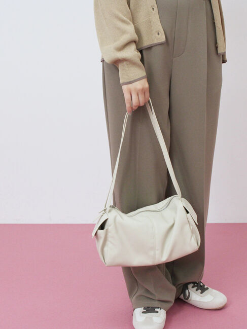 Samansa Mos2 blue「ダブルストラップミニバッグ」|その他|