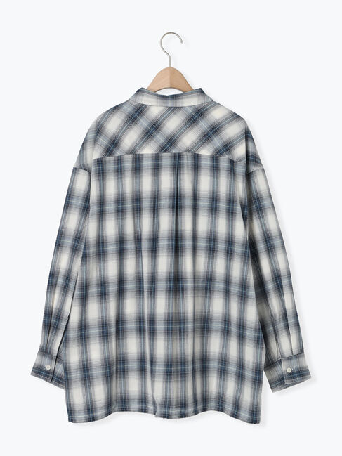 SM2「オンブレチェック裾ドロストシャツ」|シャツ・ブラウス|