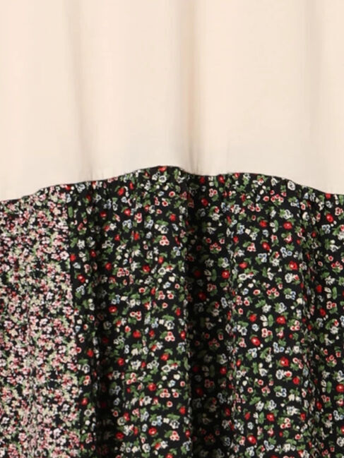 SM2「パッチワーク花柄ドッキングワンピース」|ワンピース|