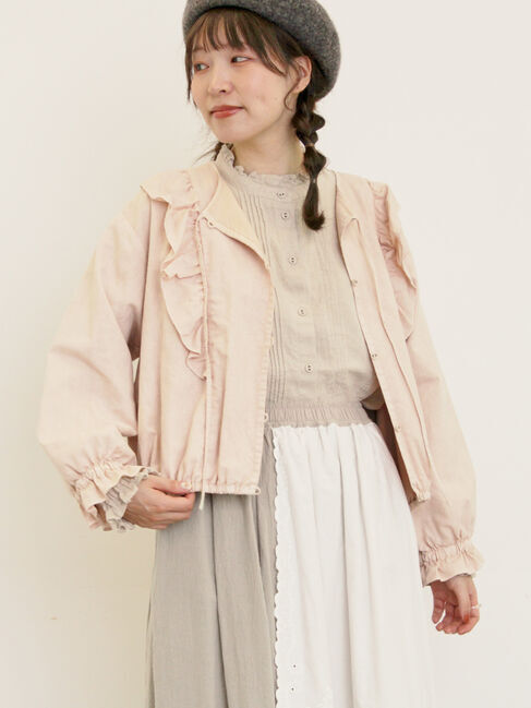 Samansa Mos2「リボンフリルジャケット」|その他|