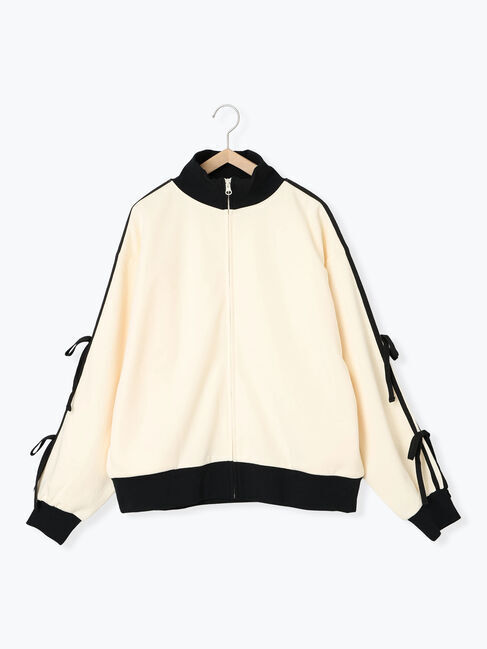 SM2「リボンフリルトラックジャージ」|ブルゾン・スタジャン|