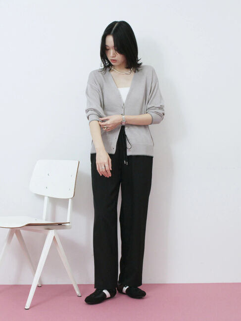 Samansa Mos2 blue「ダブルウエストアソートイージーパンツ」|その他|