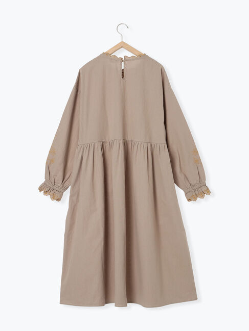 Samansa Mos2「【S/Mサイズ】配色刺繍ワンピース」|ワンピース|