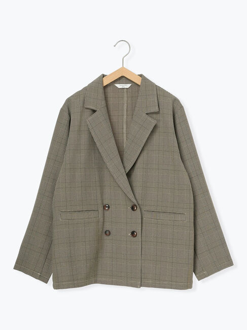 Samansa Mos2 blue「アソートダブルジャケット」|その他|