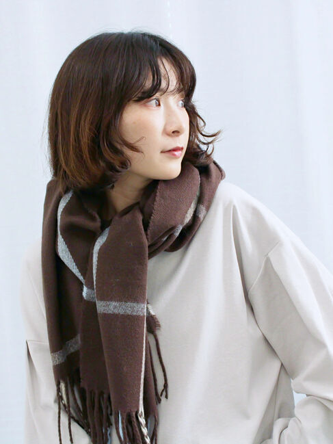 Samansa Mos2 blue「ポンチ袖タックプルオーバー」|Tシャツ・カットソー|