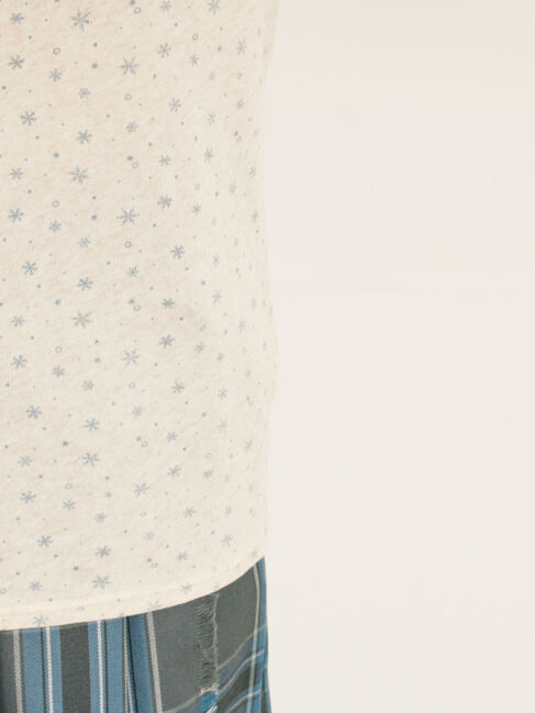 Samansa Mos2「【吸湿発熱】ベア天雪柄タートルネックインナー」|Tシャツ・カットソー|