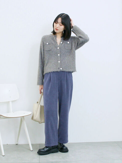 Samansa Mos2 blue「エンジニアブーツ」|ショートブーツ|