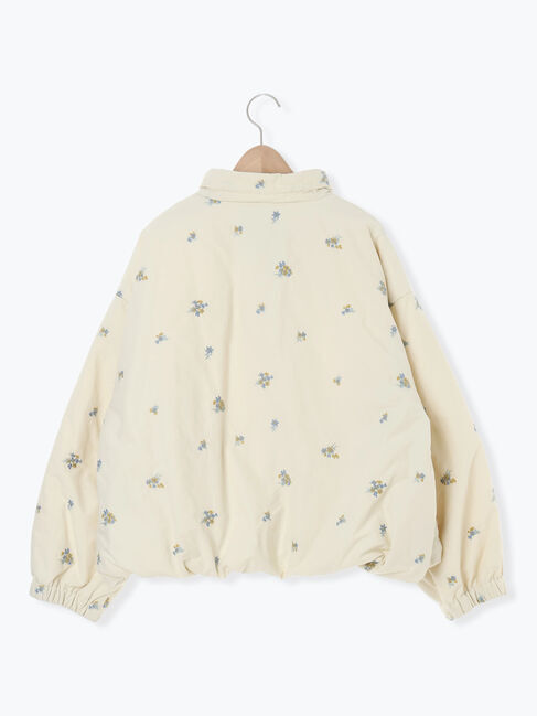 Samansa Mos2「小花総刺繍中綿ジャケット」|その他|