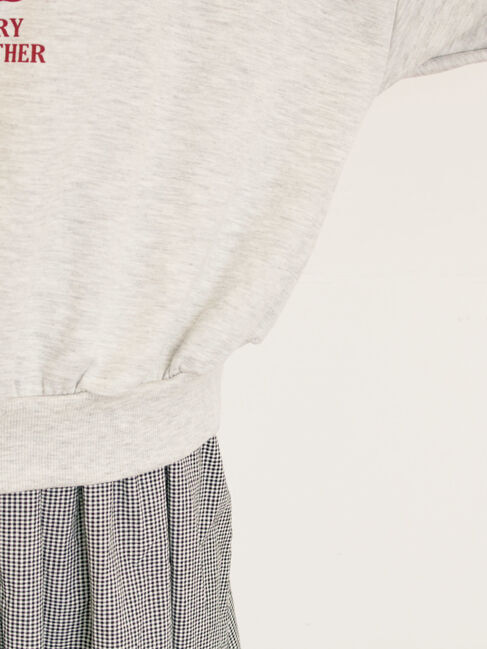 Samansa Mos2「プリントゆるスウェット」|Tシャツ・カットソー|