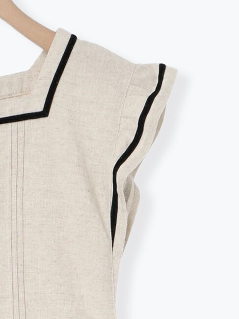 Samansa Mos2「【Alice&times;Samansa Mos2】配色エプロンワンピース」|ワンピース|