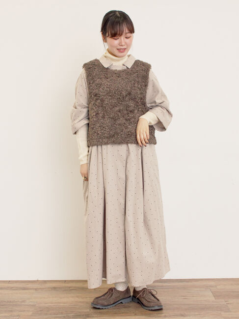 Samansa Mos2「【S/Mサイズ】ドルマンスリーブギャザーワンピース」|ワンピース|