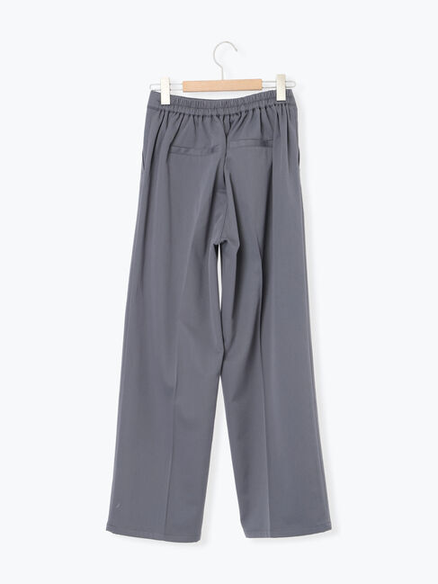 Samansa Mos2 blue「裏起毛ストレートパンツ」|その他|