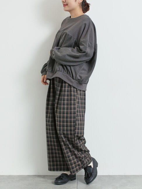 SM2「布帛切替裏毛プルオーバー」|Tシャツ・カットソー|