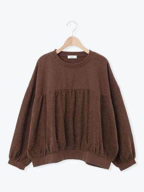 SM2「布帛切替裏毛プルオーバー」|Tシャツ・カットソー|