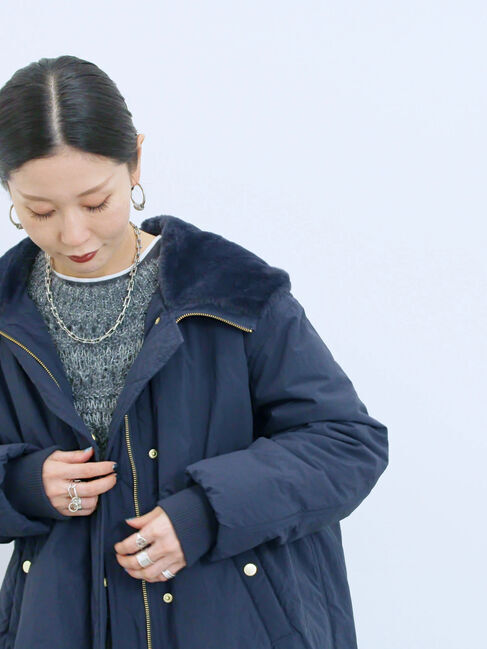 Samansa Mos2 blue「N-2Bジャケット」|その他|