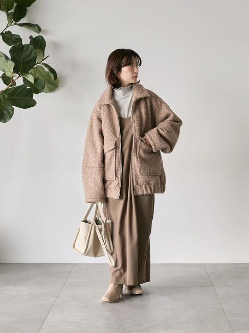 Samansa Mos2 blue「フリル衿ニットプルオーバー」|ニット・セーター|