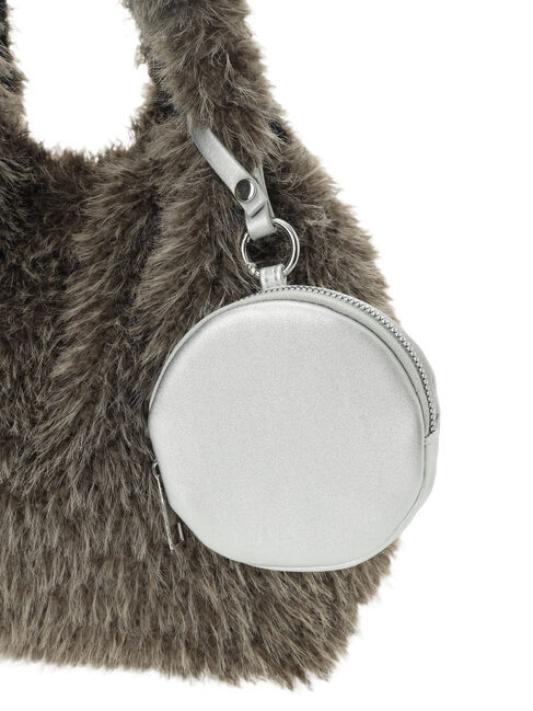 Samansa Mos2 blue「フェイクファーマルシェバッグ」|その他|