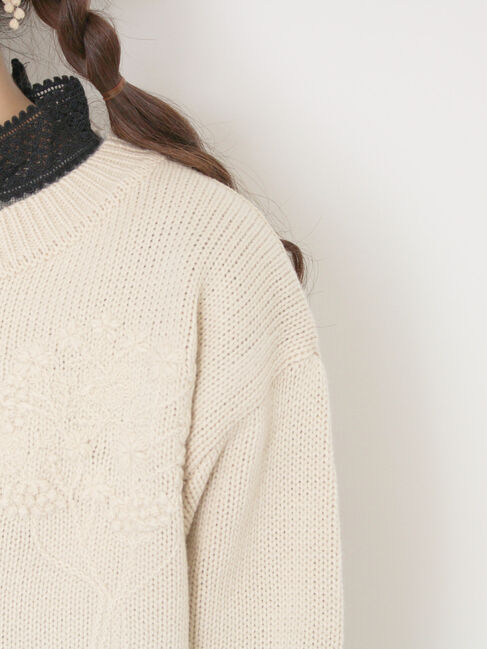 Samansa Mos2「◎刺繍カーディガン」|カーディガン|