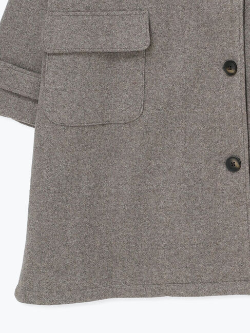 Samansa Mos2「ウールライクスタンドネックコート」|その他|