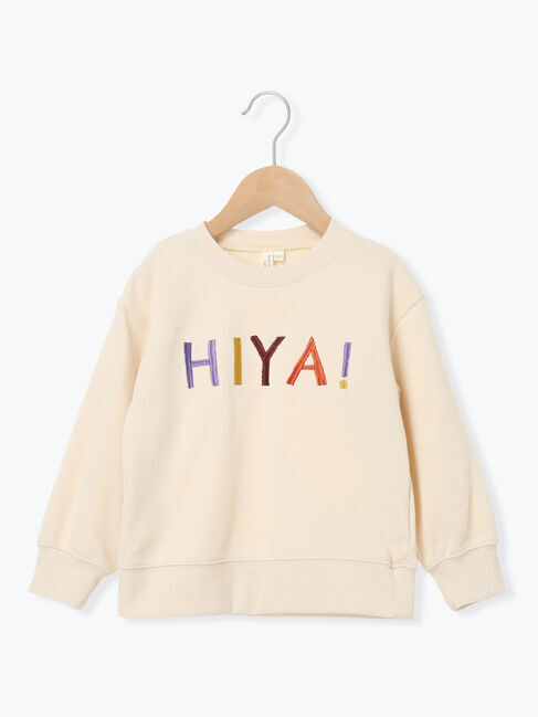 Samansa Mos2 Lagom「ロゴ刺繍トレーナー」|Tシャツ・カットソー|キナリ