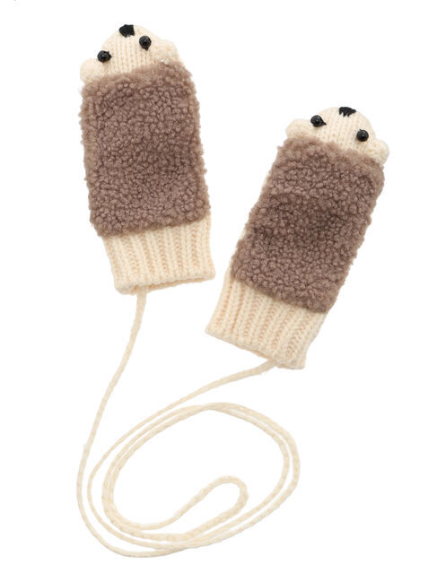 Samansa Mos2 Lagom「ハリネズミミトン」|手袋|