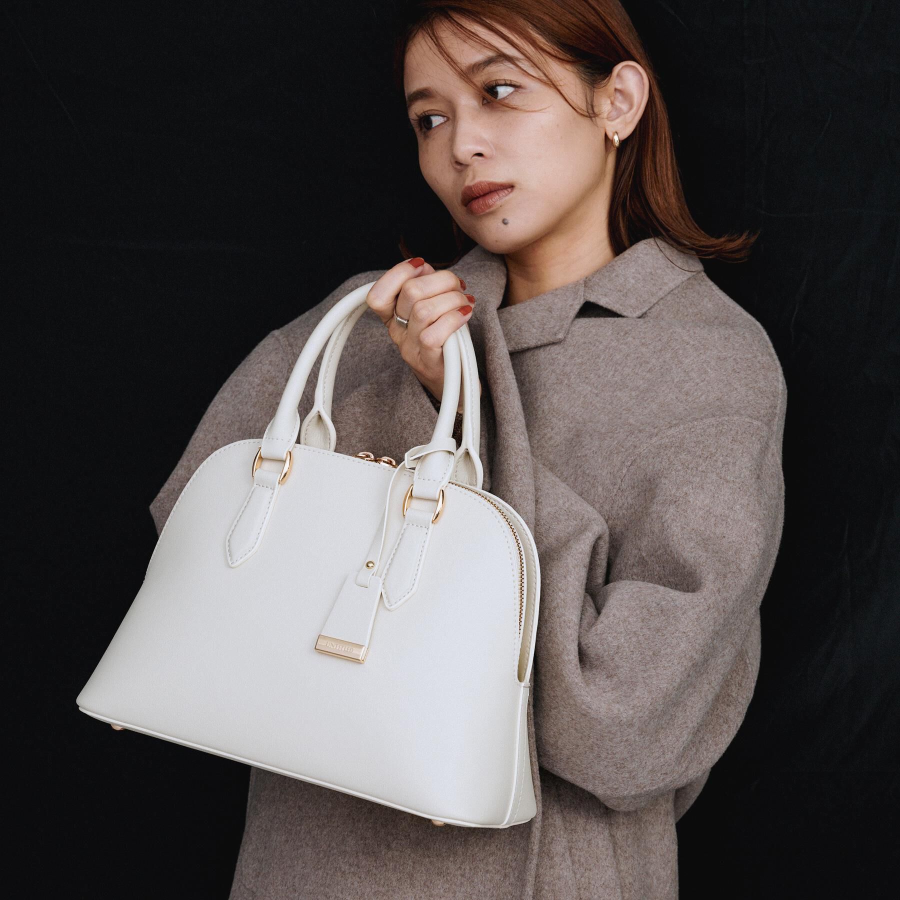 UNTITLED「【追加8/名品】2WAYポケットボストンバッグ」|ハンドバッグ|