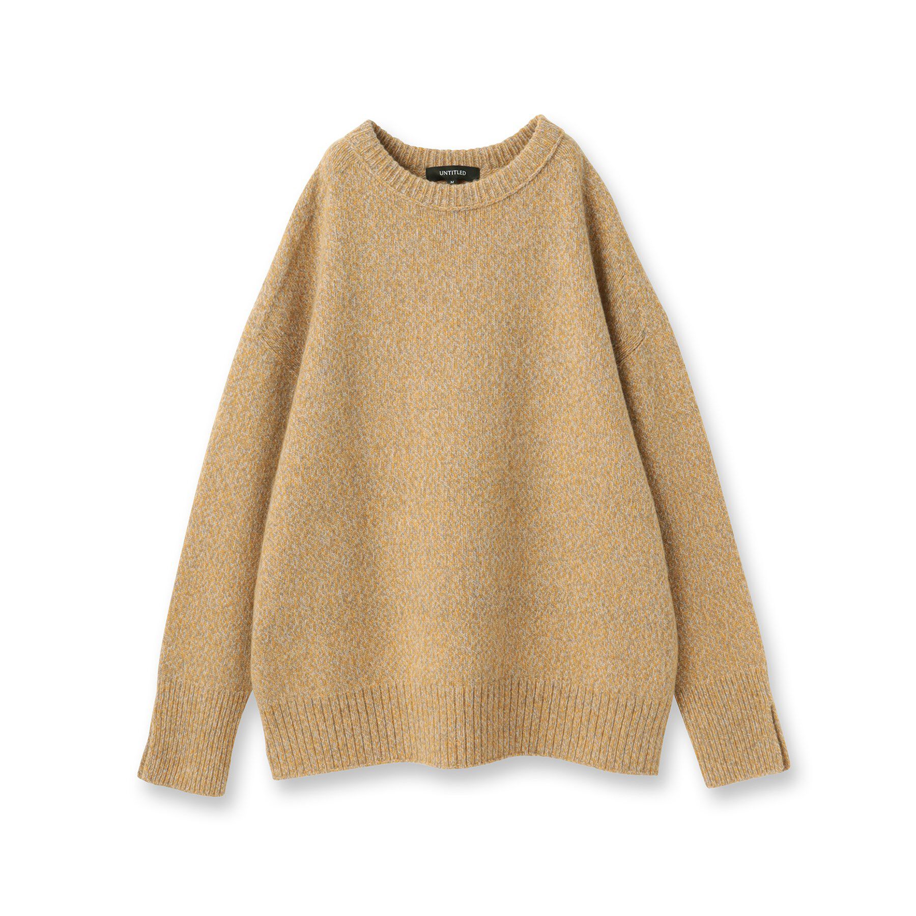 UNTITLED「【ゆったり】三つ杢カラーニット」|ニット・セーター|