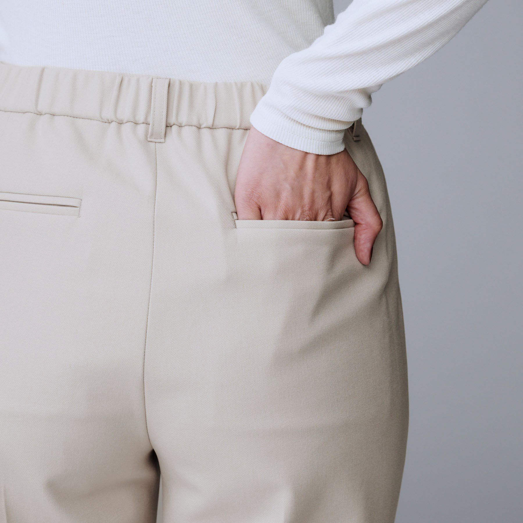 UNTITLED「【あったか素材/ストレッチ性】裏起毛テーパードパンツ」|その他|