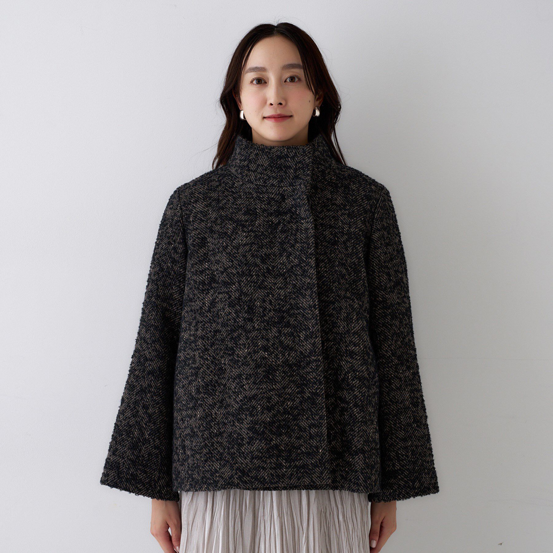 UNTITLED「【エレガント／ミディアウター】ミックスヘリンボンコート」|その他|