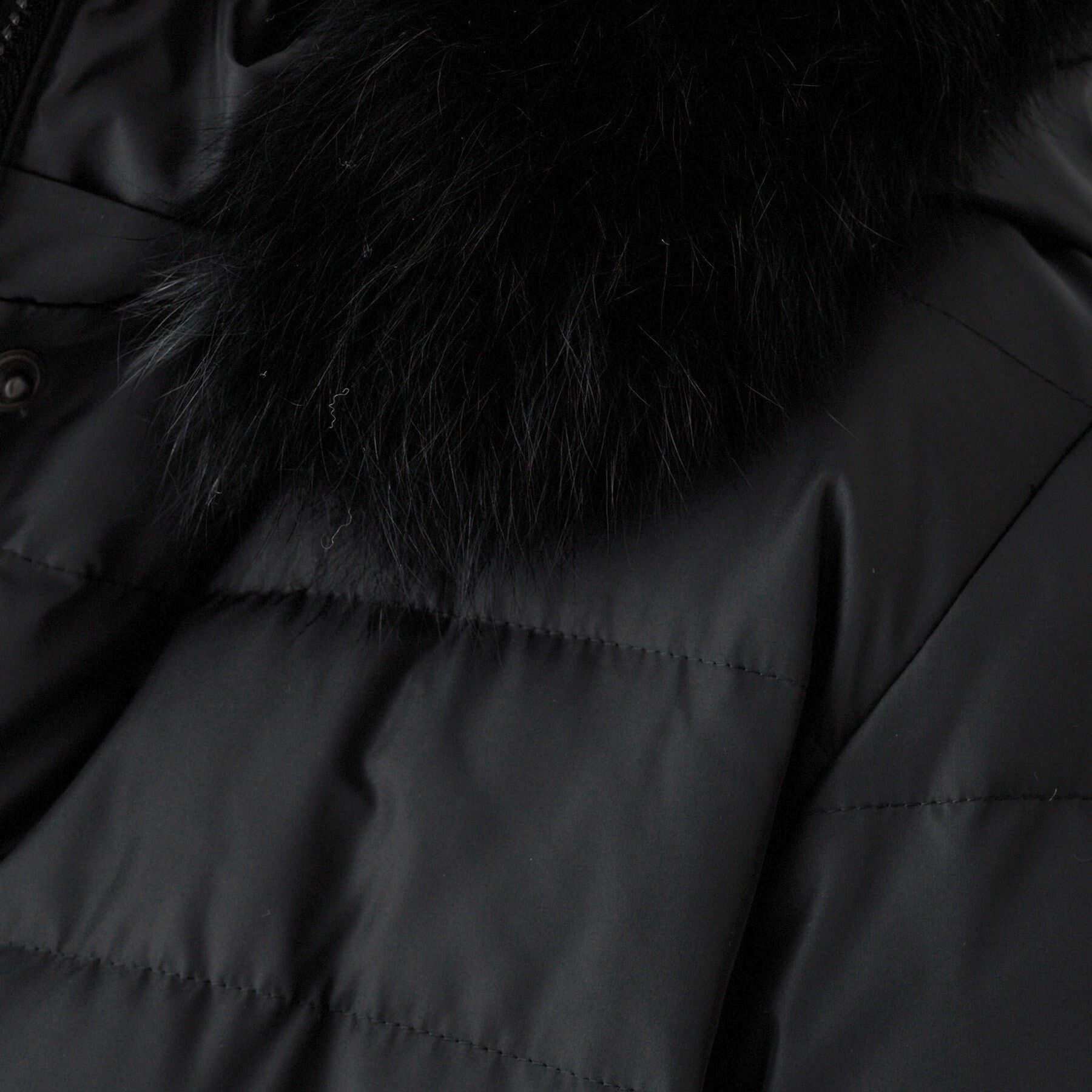 UNTITLED「【はっ水機能/フード取り外し可】ミディダウンコート」|ダウン|