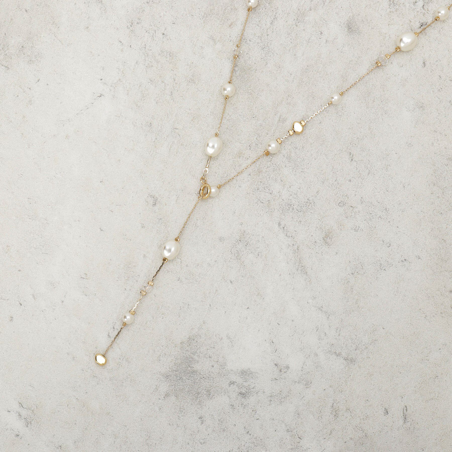 COUP DE CHANCE「スパークルフェイクパール【2WAY使用／パール風】」|ネックレス|