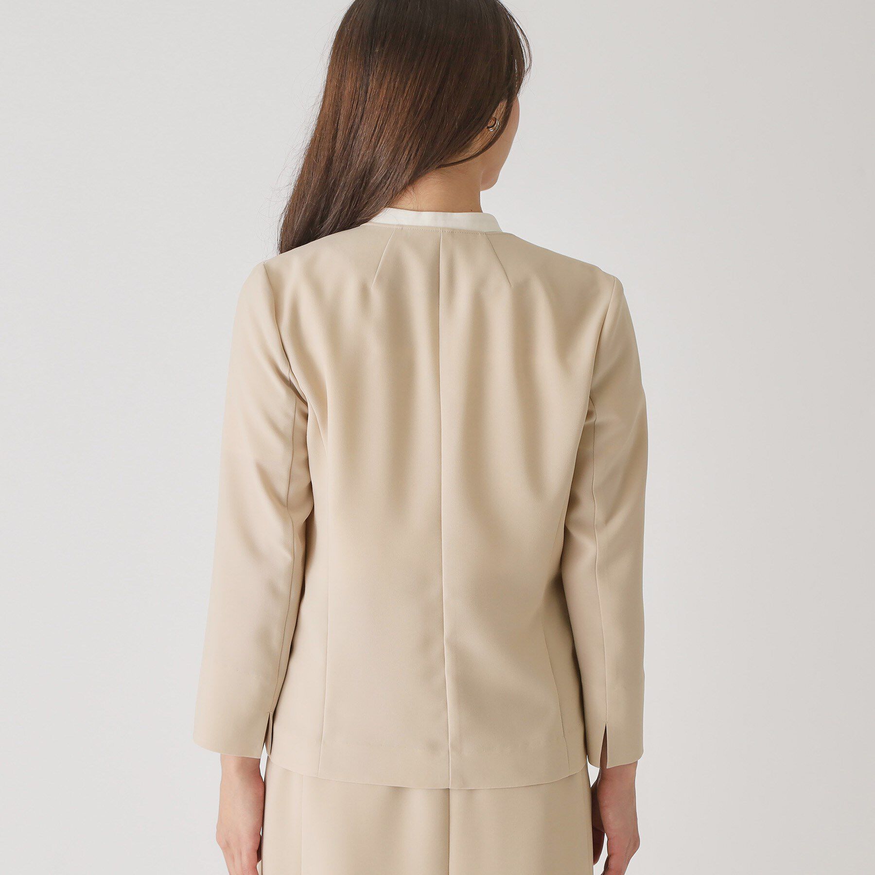 COUP DE CHANCE「【手洗い可／通勤】ノーカラージャケット」|ノーカラージャケット|