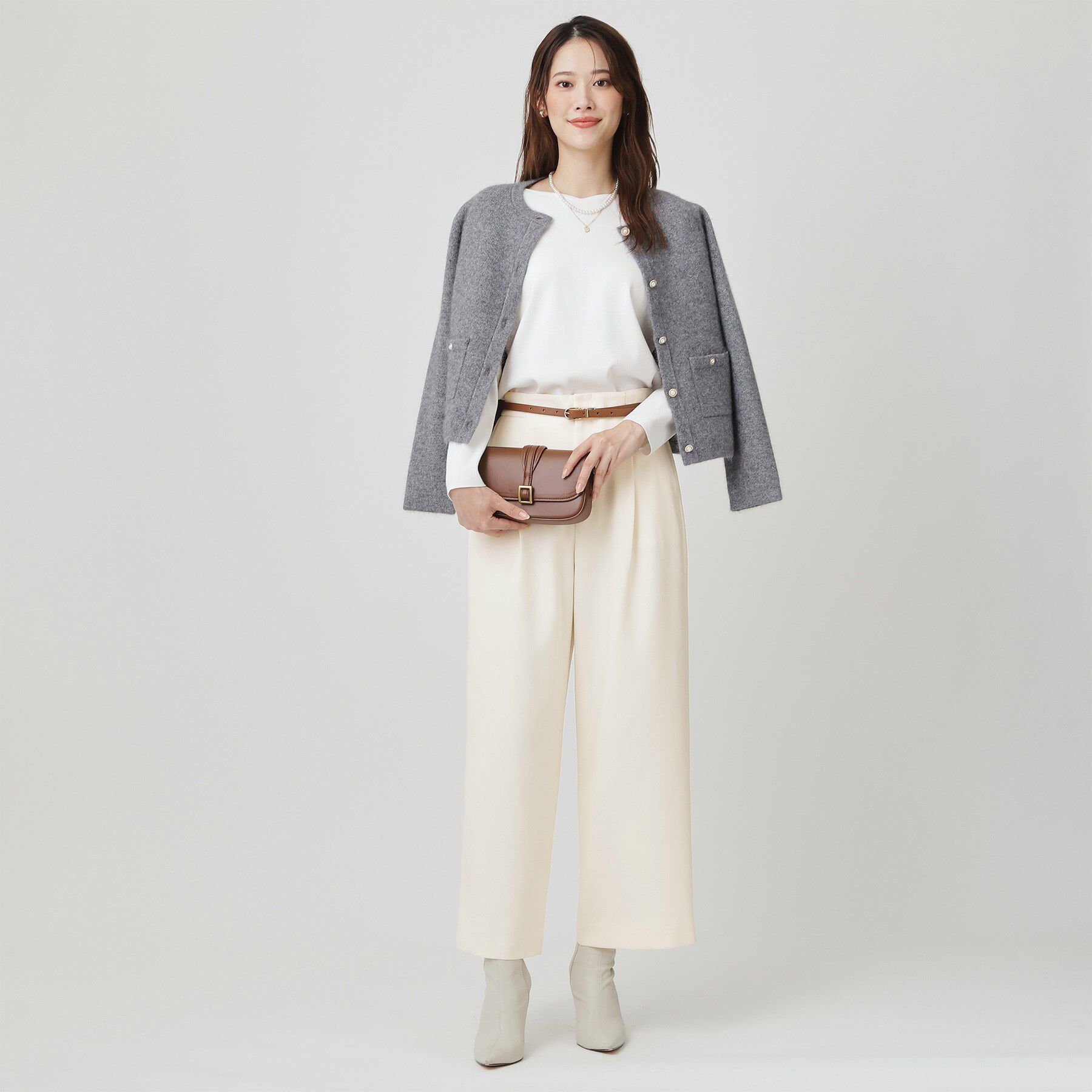 COUP DE CHANCE「【手洗い可／日本製】タックワイドパンツ」|その他|