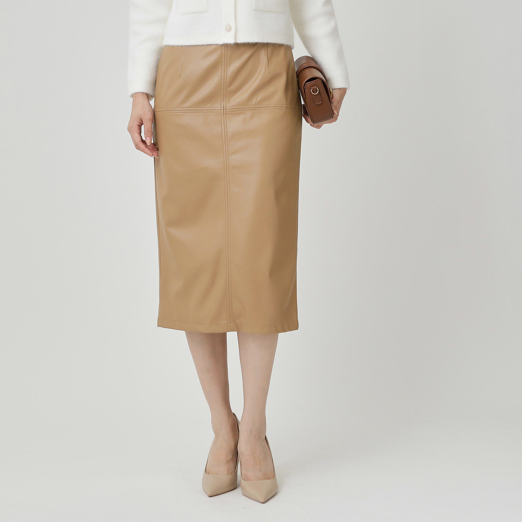 COUP DE CHANCE「【レザー調】ナロータイトスカート」|スカート|