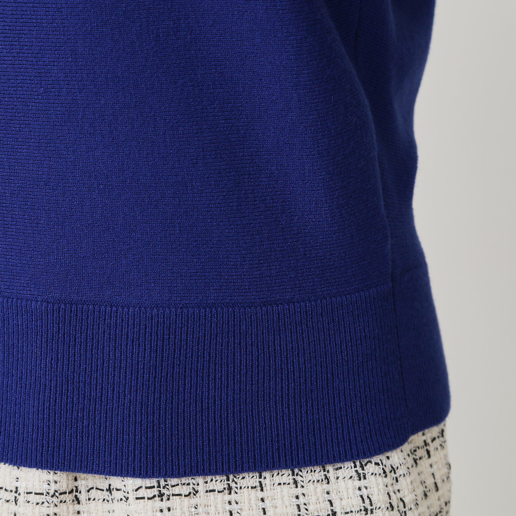 COUP DE CHANCE「【手洗い可】ケーブルビーズ袖デザインニット」|ニット・セーター|