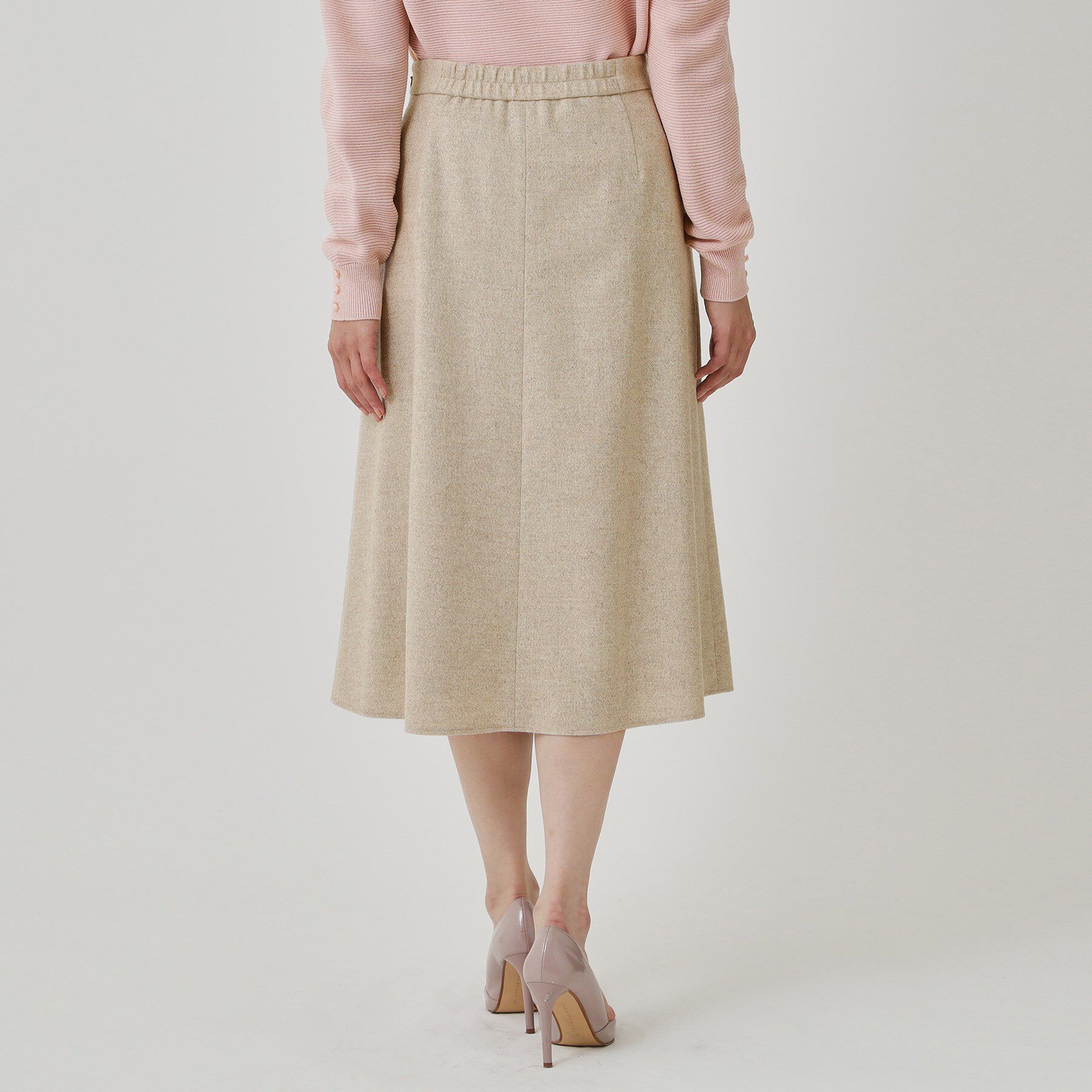 COUP DE CHANCE「【日本製】ラメ混ツイードフレアースカート」|スカート|