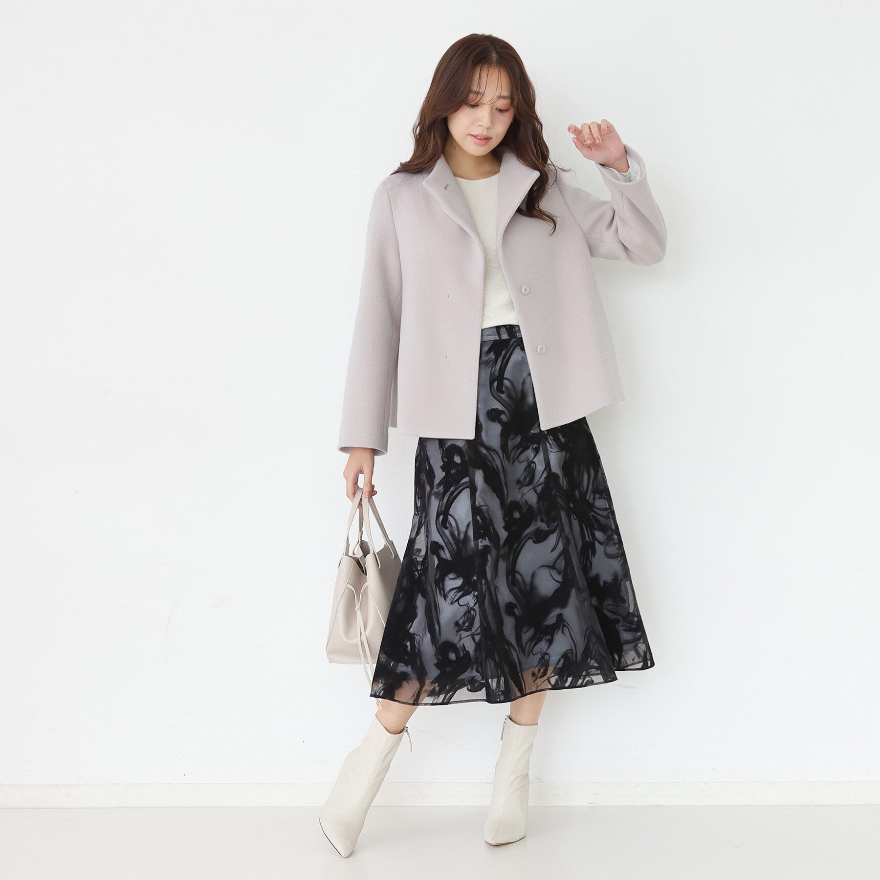 COUP DE CHANCE「【日本製】スタンドカラーのショート丈コート」|その他|