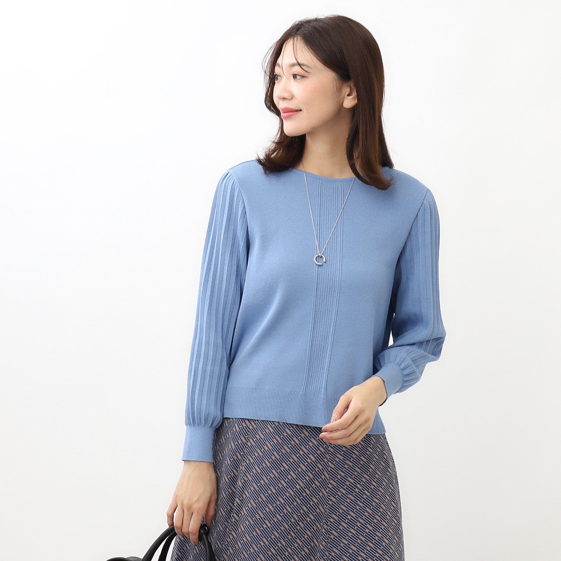 Reflect「【大人気ニットに新色登場！マイカラニット+／細見え／WEB限定カラーあり／マシンウォッシュ可／選べる」|ニット・セーター|