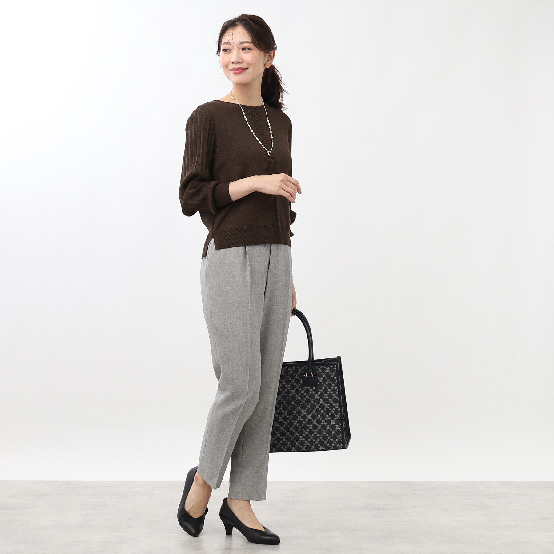 Reflect「【大人気ニットに新色登場！マイカラニット+／細見え／WEB限定カラーあり／マシンウォッシュ可／選べる」|ニット・セーター|