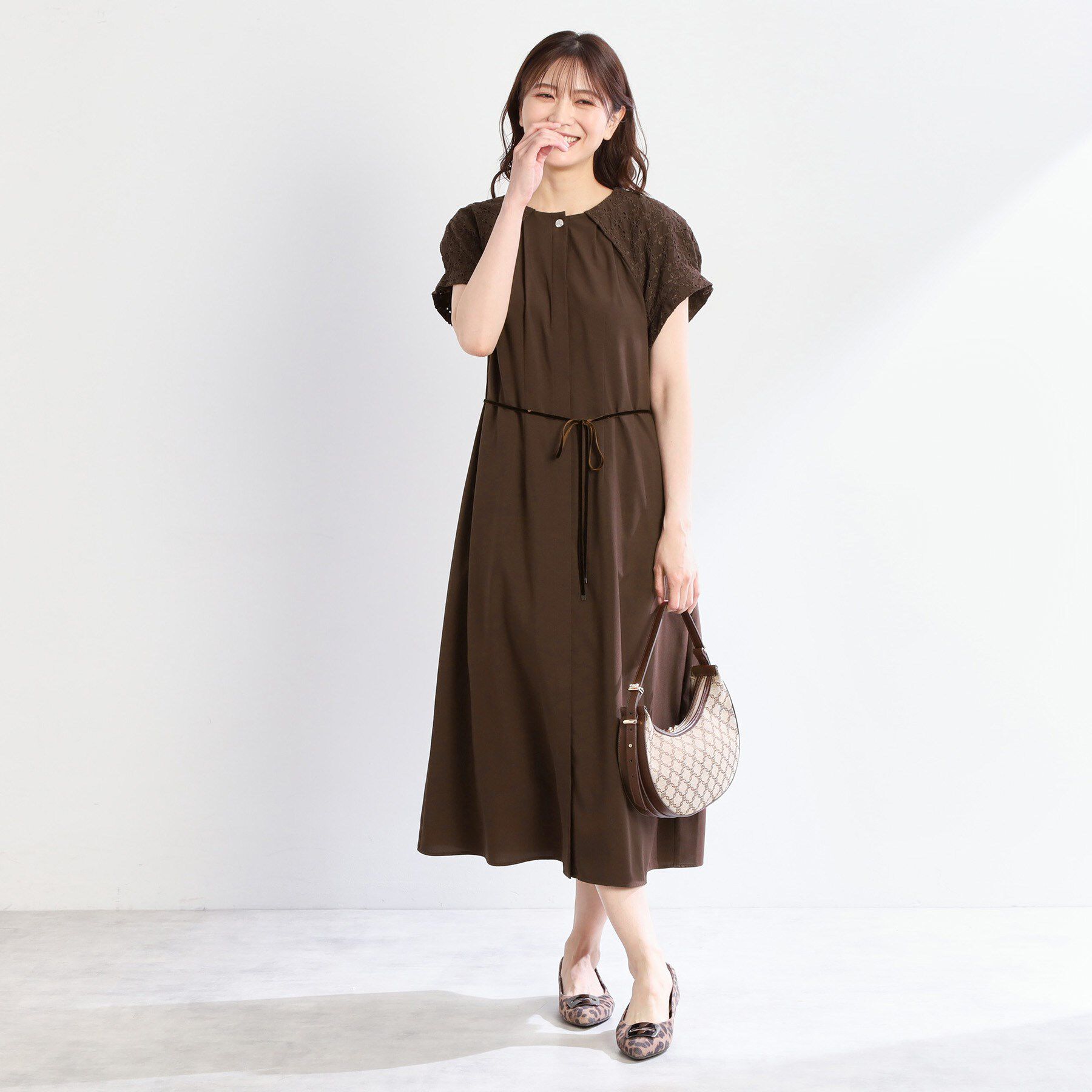 Reflect「カットワークレーススリーブワンピース」|ワンピース|