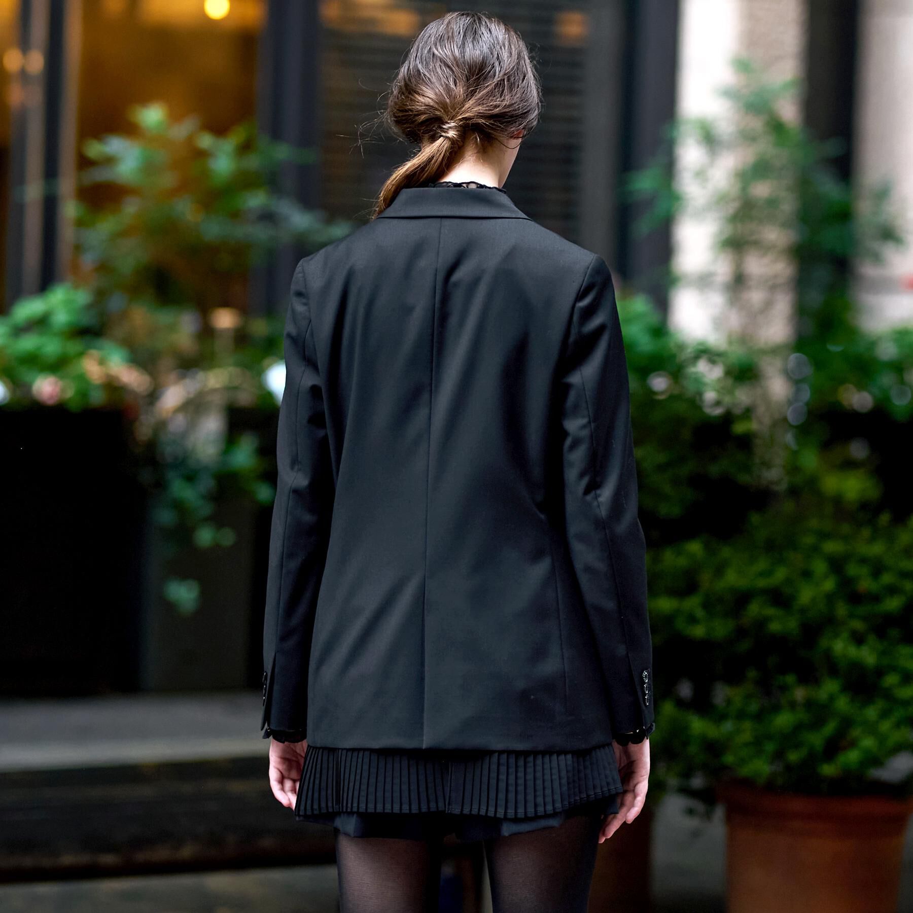 DRESSTERIOR「【モデル美香&times;DRESSTERIOR】美香さんコラボプリーツヘムジャケット」|テーラードジャケット|