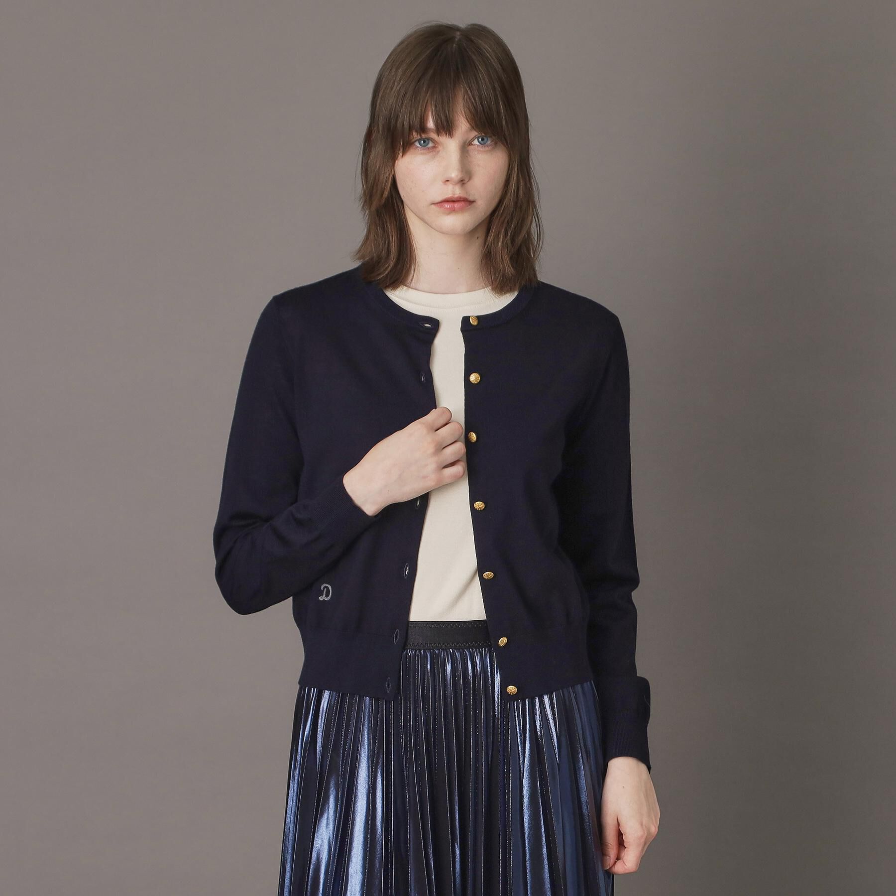 DRESSTERIOR「ウォッシャブルファインウールカーディガン」|カーディガン|