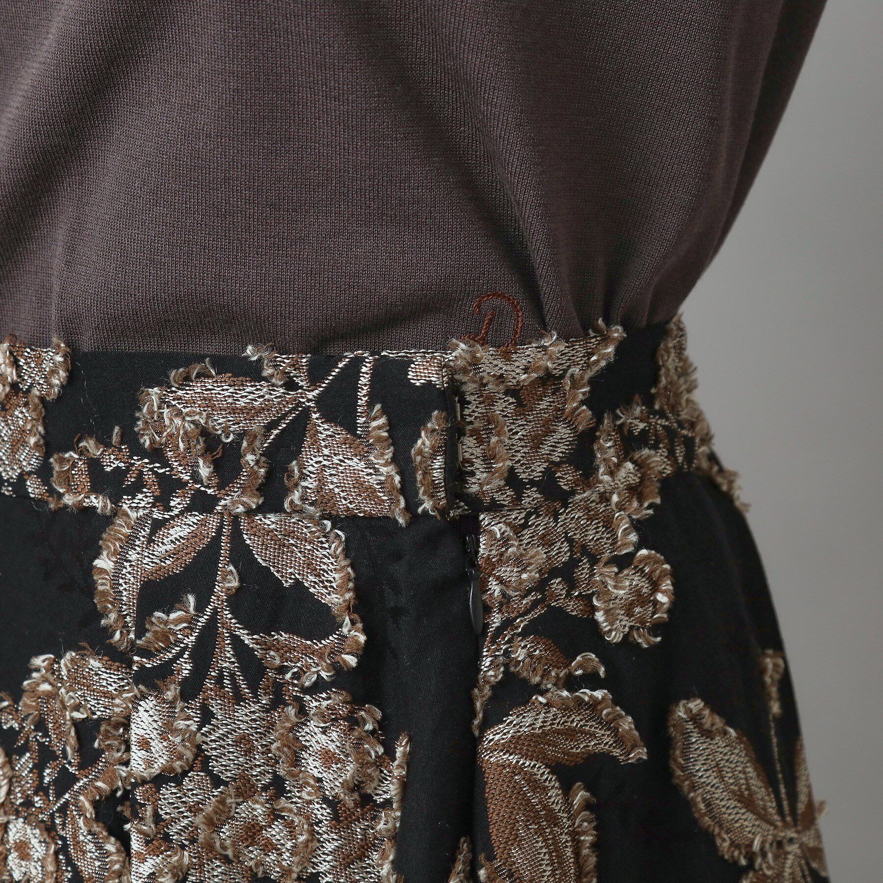 DRESSTERIOR「ジャカードフレアスカート」|スカート|