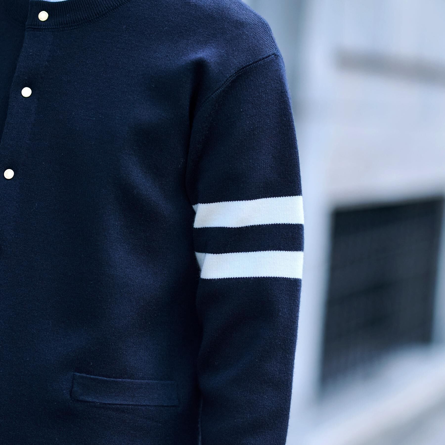 DRESSTERIOR「ウォッシャブル アームライン ラウンドカーディガン」|カーディガン|