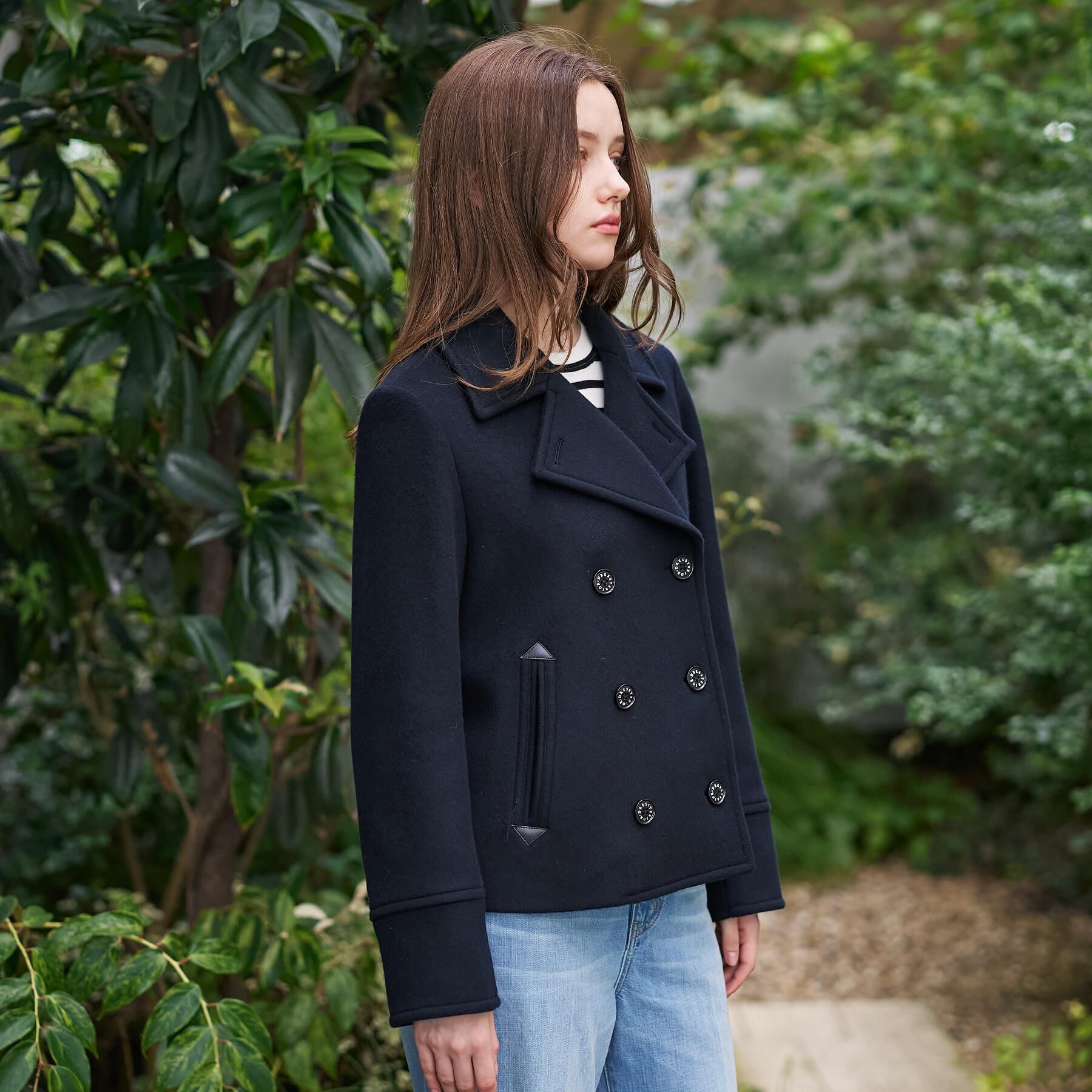 DRESSTERIOR「【CLASSY.12月号/otonaMUSE11月号掲載】Super140'sショートPジャケット」|ピーコート|