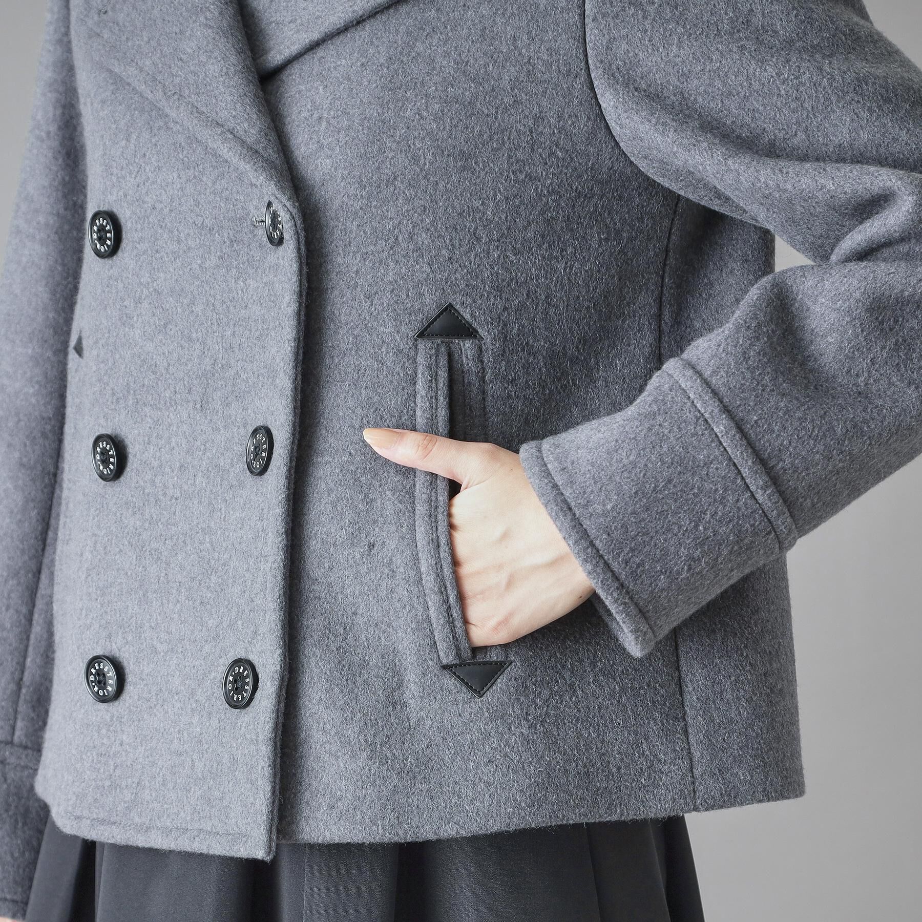 DRESSTERIOR「【CLASSY.12月号/otonaMUSE11月号掲載】Super140'sショートPジャケット」|ピーコート|