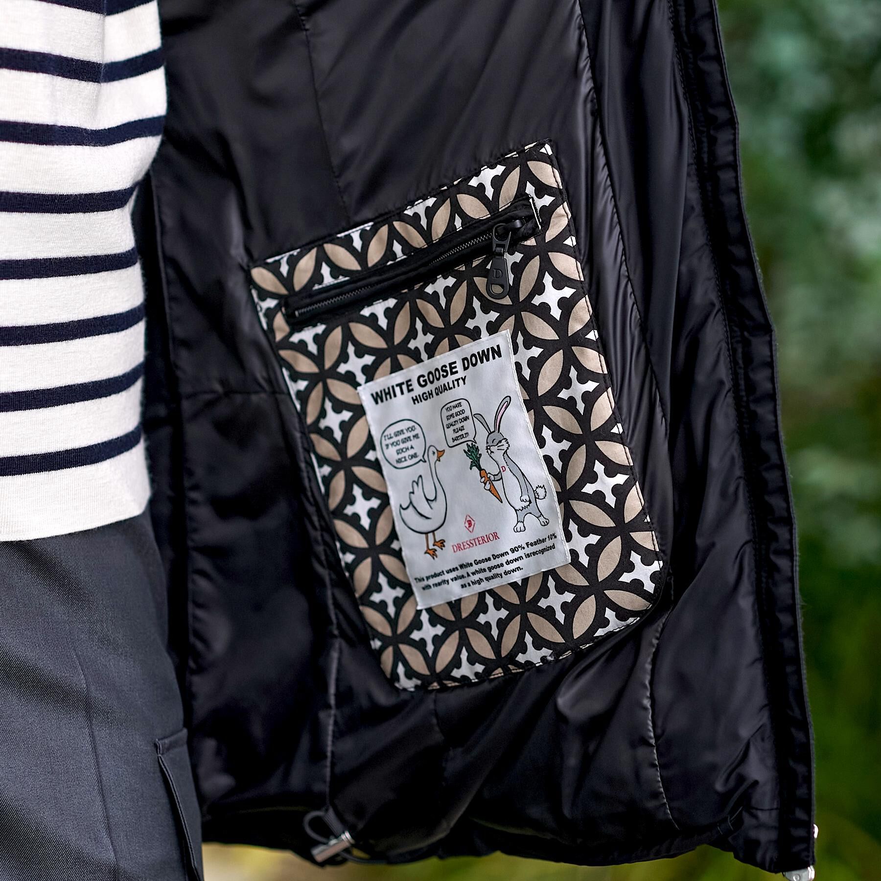 DRESSTERIOR「【CLASSY.12月号掲載/フード＆ファー取り外し可】ブルーFOXファー ホワイトグースダウン」|ダウン|