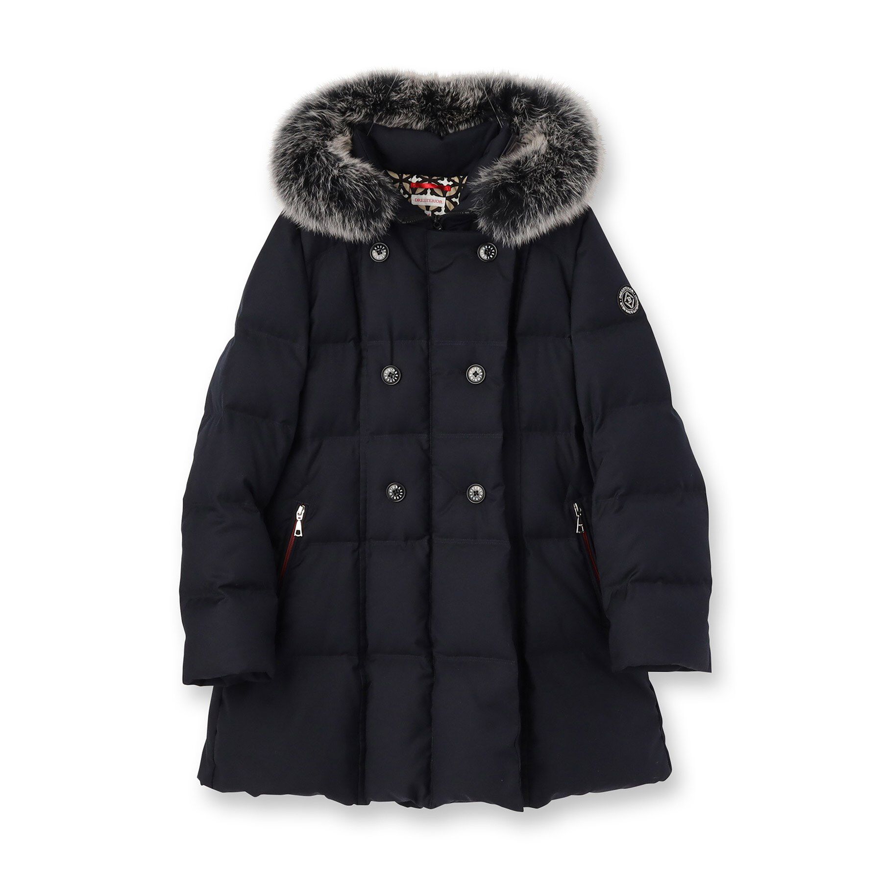 DRESSTERIOR「【CLASSY.12月号掲載】ブルーFOXファーナポレオンホワイトグースダウン」|ダウン|